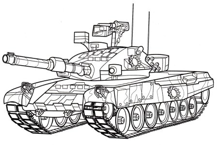 Раскраски танки т 90
