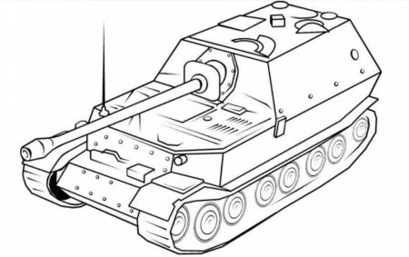 Танк т-34-85 раскраска
