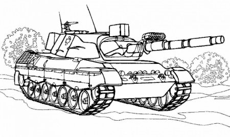 Раскраска про танки ворлд оф тенкс