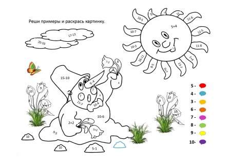 Раскраска Весна для малышей
