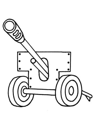 Раскраски пушки