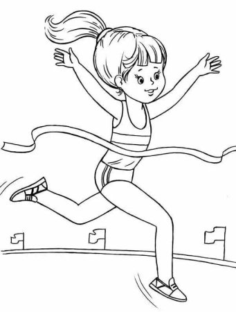 Спортивные раскраски для детей