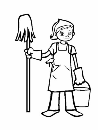 Раскраски профессии для детей 5-6 лет