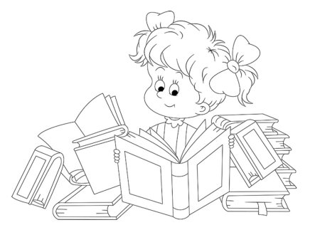 Раскраска школа