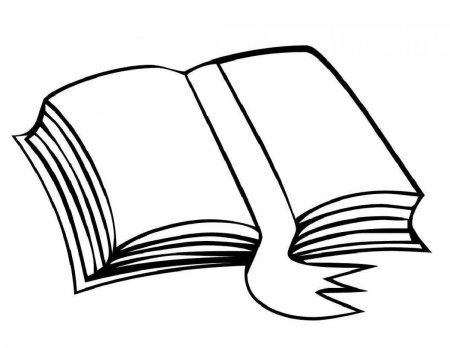 Книга картинка раскраска