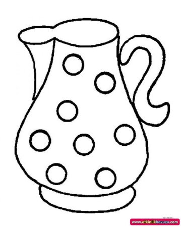 Посуда. Раскраска