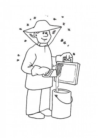 Раскраска повар