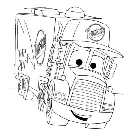 Раскраска Тачки Филмор