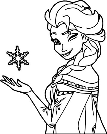 Раскраска Anna Elsa