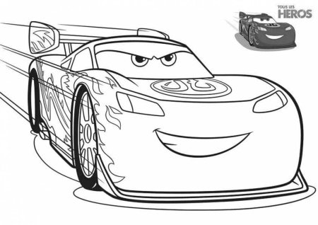 Молния Маквин герои раскраска