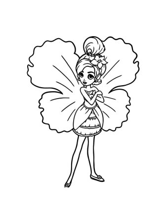 Раскраски для девочек феи Динь Динь