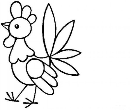 Дорисуй петуха