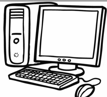 Раскраска компьютер