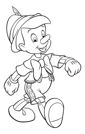 Мальвина из Буратино раскраска