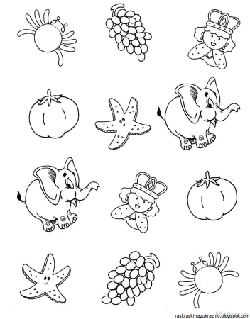 Черно белые развивашки для малышей