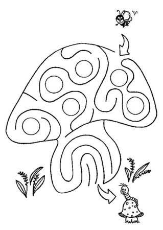 Лабиринты ходилки для детей