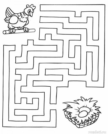 Лабиринты ходилки для детей