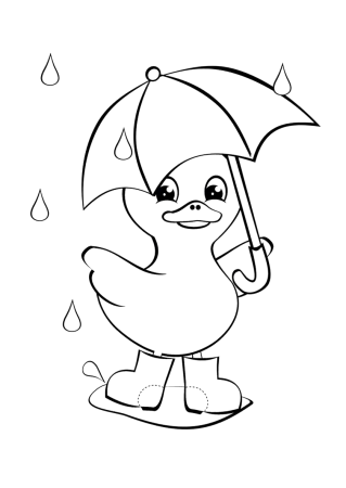 Раскраска. Осень