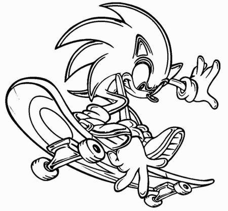 Соник раскраска супер Соник