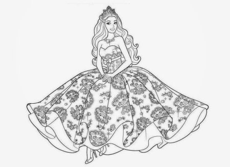 Раскраски для девочек Барби фашионистас