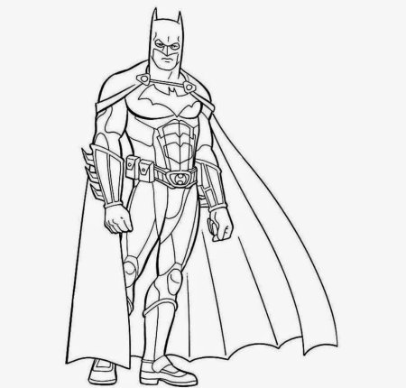 Бэтмен раскраска