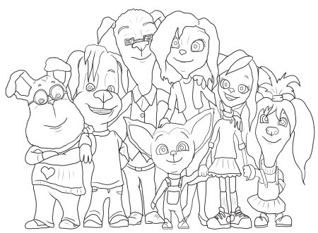 Раскраска Барбоскины дружок