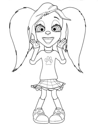 Раскраска роза Барбоскина