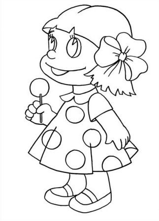 Раскраска кукла