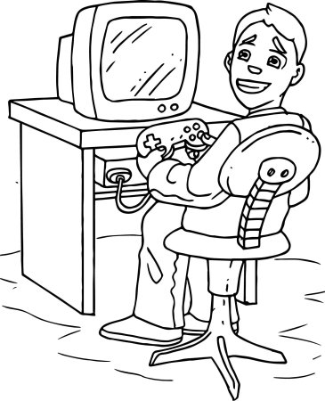 Раскраски игры компьютерные