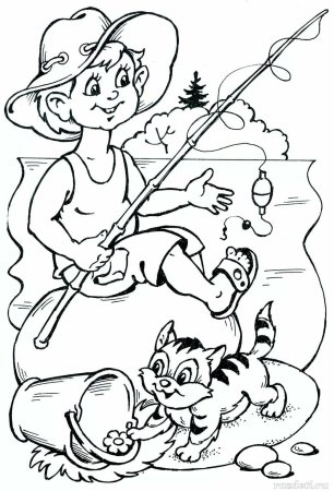 Лето раскраска для детей