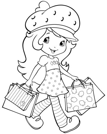 Раскраска Земляничка Шарлотта и её друзья