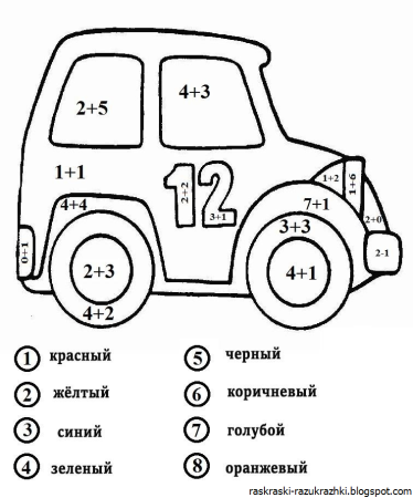 Математическая раскраска