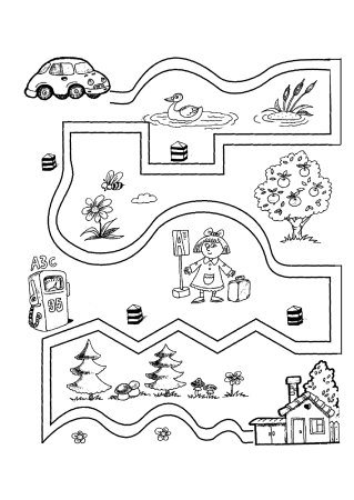 Дорожки задания для дошкольников