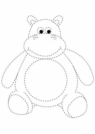 Пунктирное рисование для детей