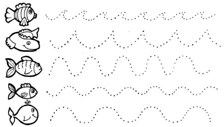 Пунктиры для детей 3 лет