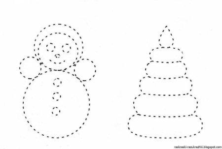 Пунктир для дошкольников