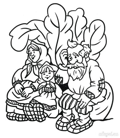 Сказка Репка рисунок