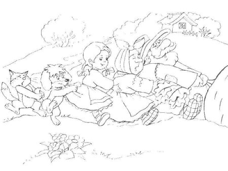 Сказки-раскраски. Репка