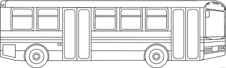 Раскраска ПАЗ 3205