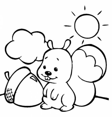 Детские раскраски для детского сада