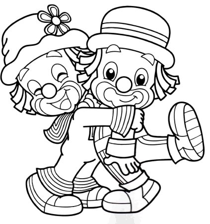 Петрушка раскраска