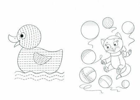 Штриховка для дошкольников