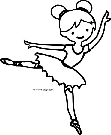 Раскраска Барби балерина