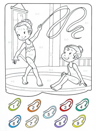 Спортивные раскраски