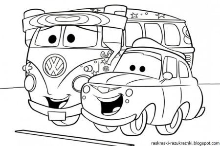 Раскраска Тачки Филмор