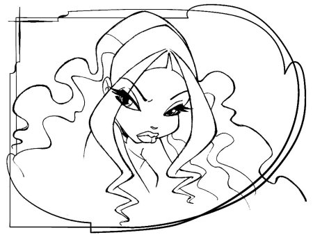 Раскраски Винкс Лейла Пикси