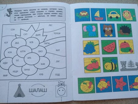 Алла Волох раскраска-тренажер для детей 5-6 лет