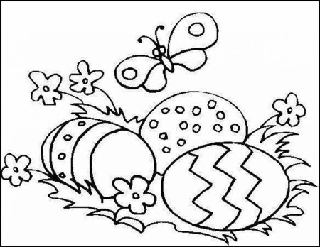 Раскраска Пасха для детей