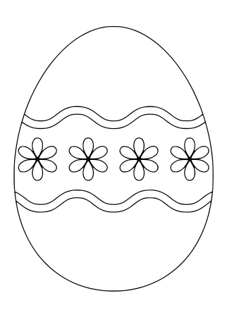 Пасхальный цыпленок раскраска