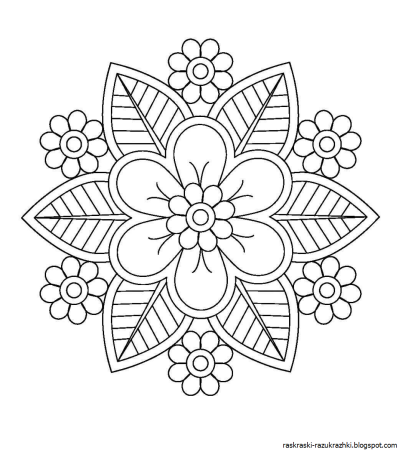 Узоры для раскрашивания